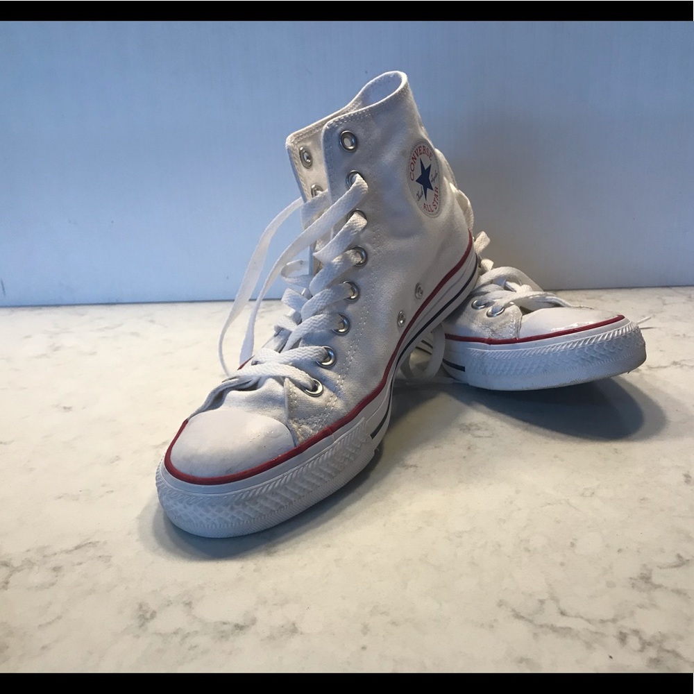 White high tops.